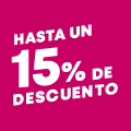 Hasta un 15 % de descuento