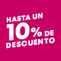 Hasta un 10 % de descuento